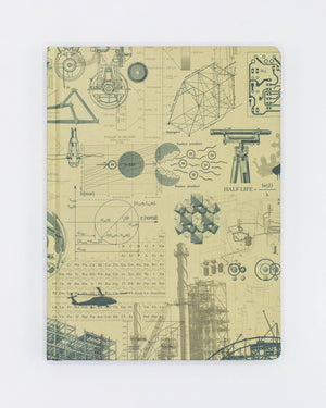 Engineering Plate 2 Hardcover  - Dot Grid Page Notebook