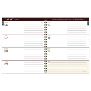 2025 Garden Manor Large Weekly Monthly Planner