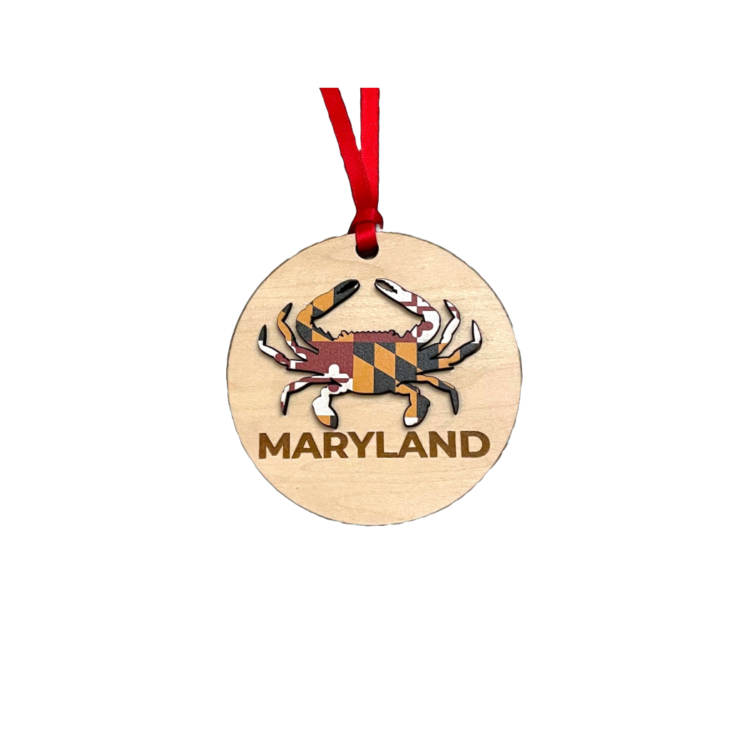 Maryland Crab Ornaments