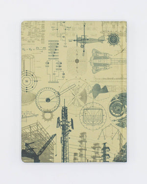 Engineering Plate 2 Hardcover  - Dot Grid Page Notebook