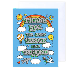 Above & Beyond Thank You Card: Single