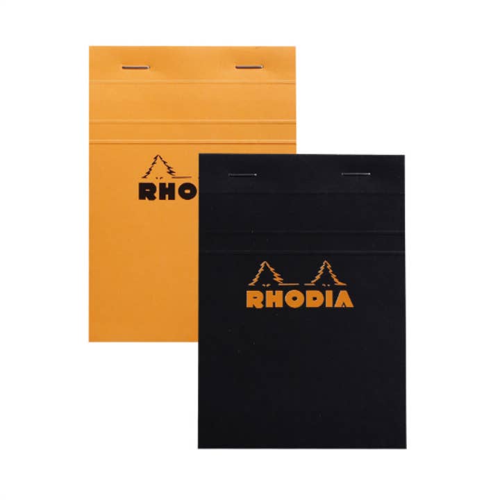 Rhodia Classic Notepad 6 x 8.25: Orange GRAPH / 6" x 8.25"