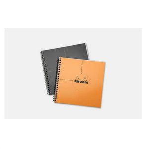 Rhodia Reverse Book 8.25 X 8.25: Orange Graph