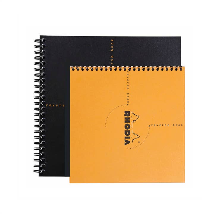 Rhodia Reverse Book 8.25 X 8.25: Orange Graph