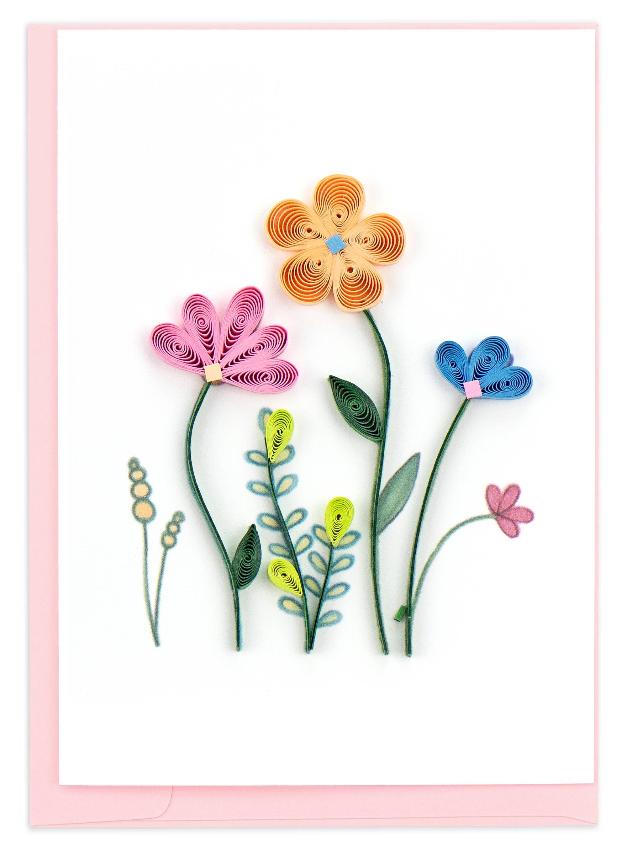 Wildflowers Gift Enclosure Mini Card