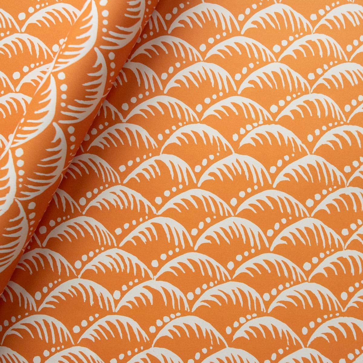 Patterned Paper Wave Blood Orange