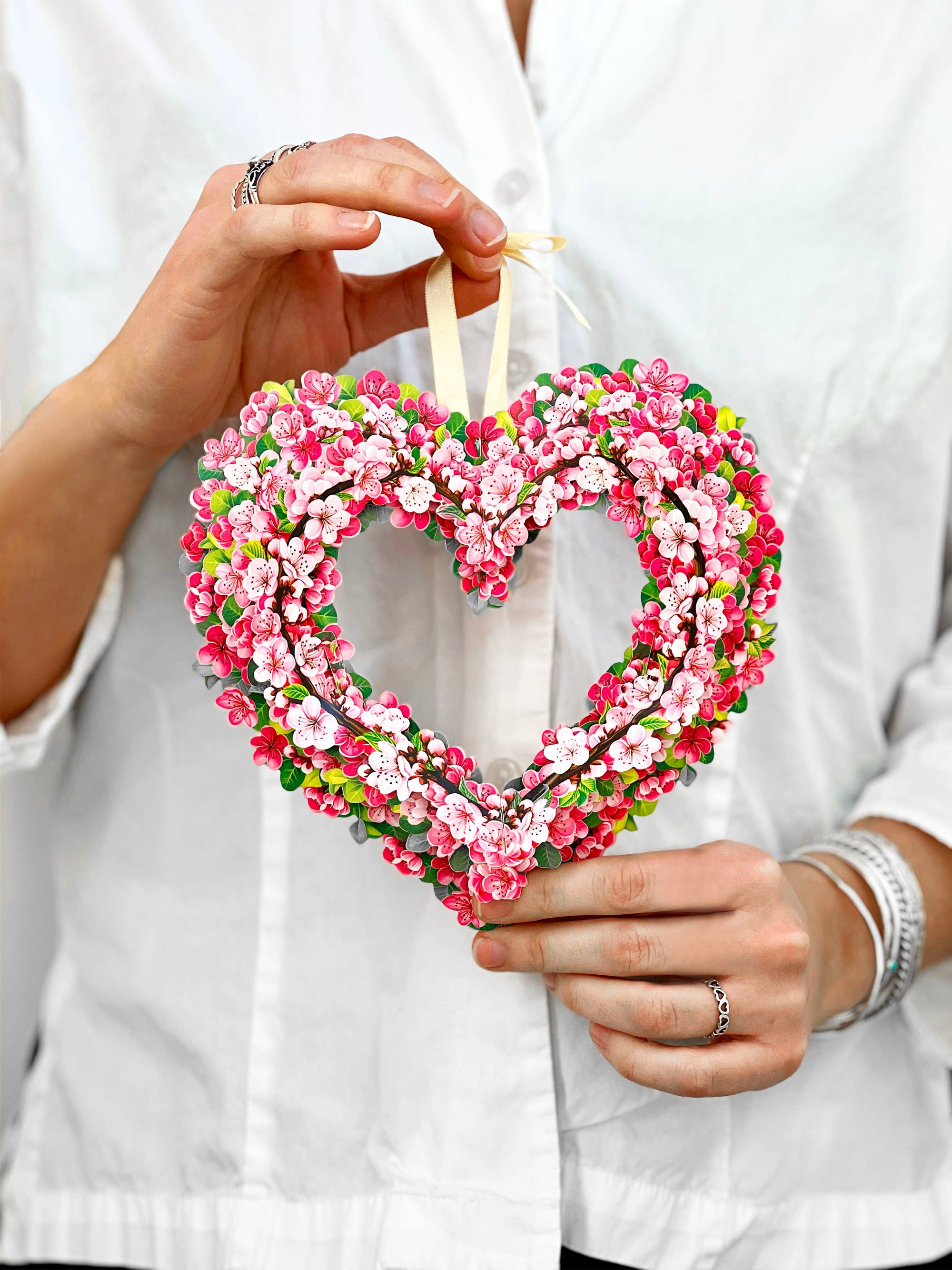 Mini Cherry Blossom Wreath