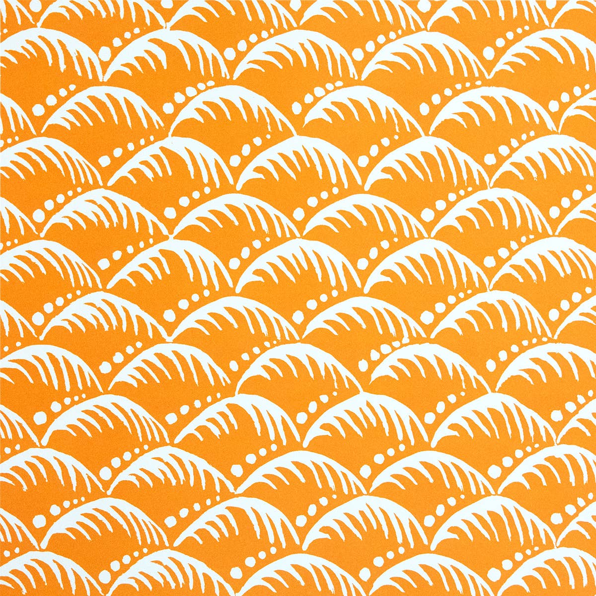 Patterned Paper Wave Blood Orange