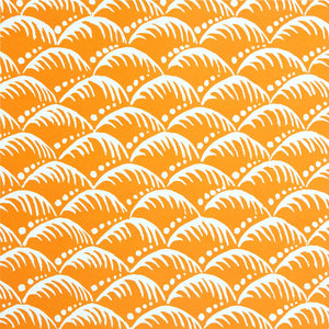 Patterned Paper Wave Blood Orange