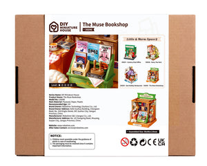 DS040 The Muse Bookshop Rolife DIY MINI House Crafts Puzzles