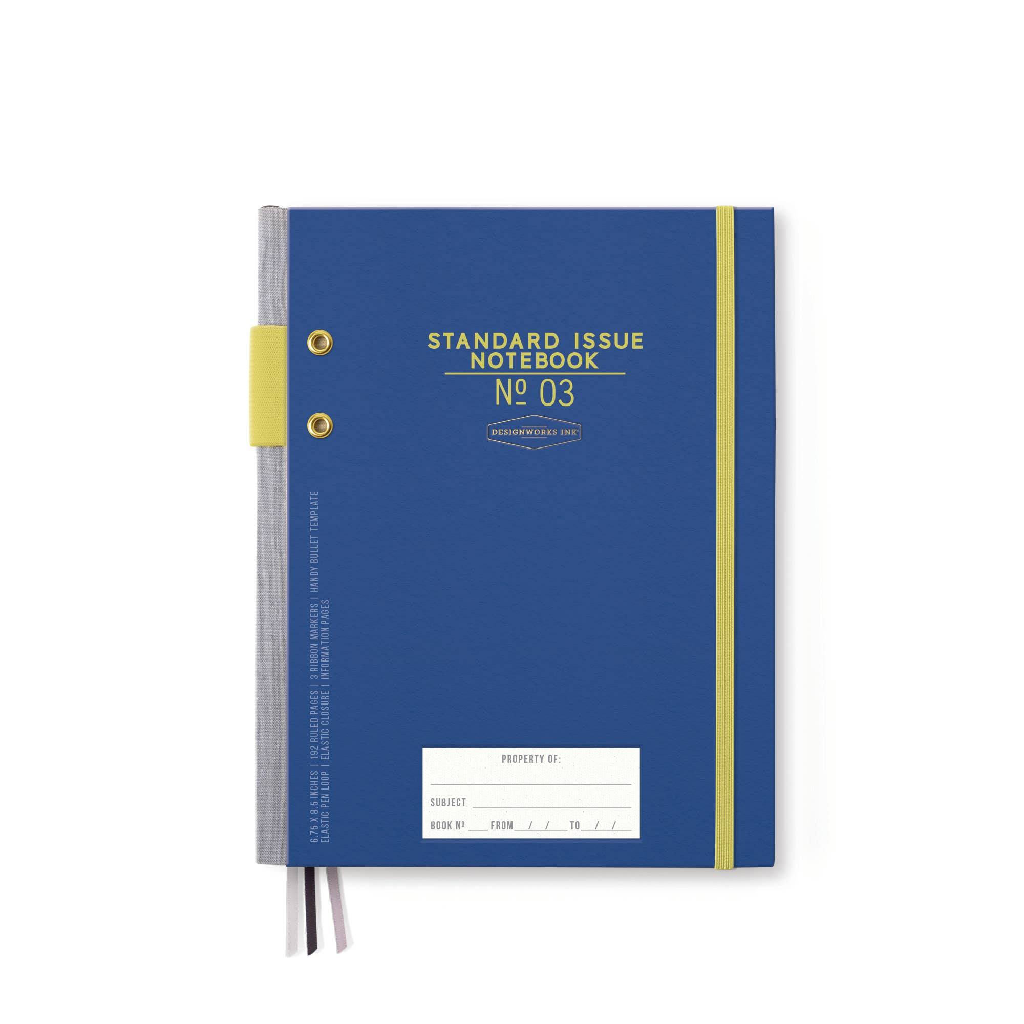 STANDARD ISSUE PLANNER NOTEBOOK NO. 03 - COBALT + CITRON