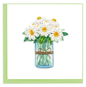 White Daisies in Jar