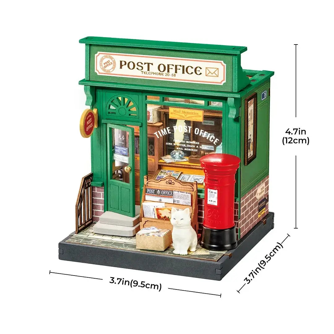 DS037 Century Post Office Rolife DIY MINI Miniature House