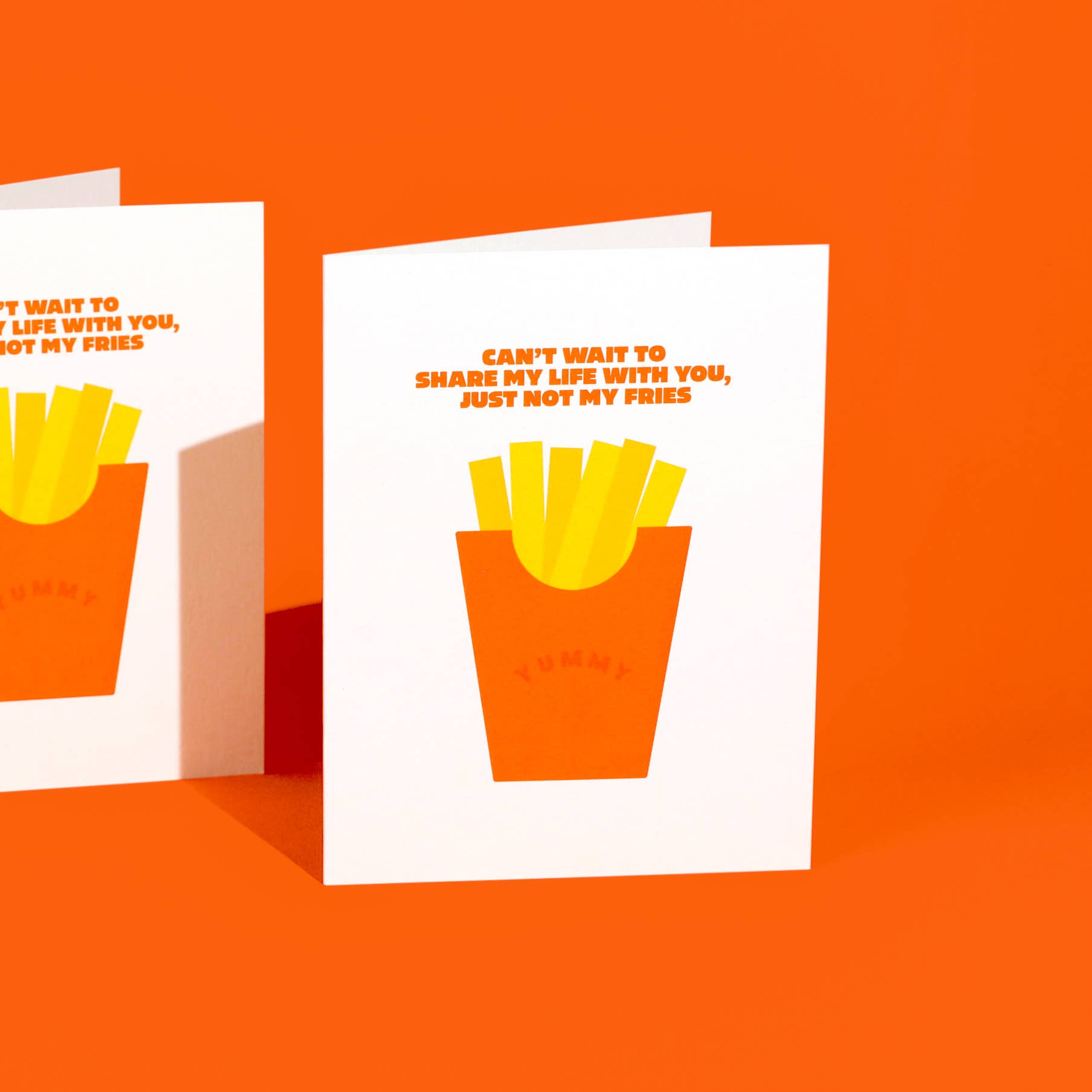 Not Sharing My Fries Greeting Card