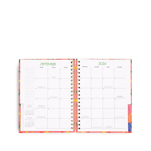 17 Month Large Planner, Tulips Pink