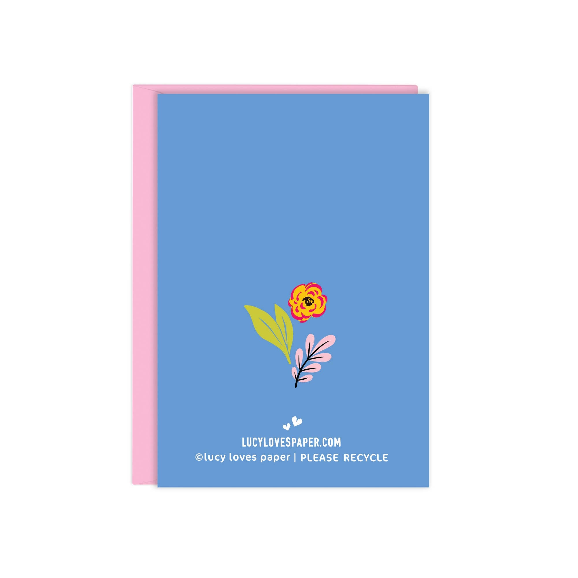 Mini Flower Vase | Enclosure Size Thank You Card