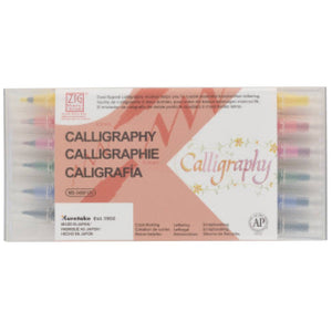 ZIG Memory System Calligraphy Marker Sets: 4 Color Set