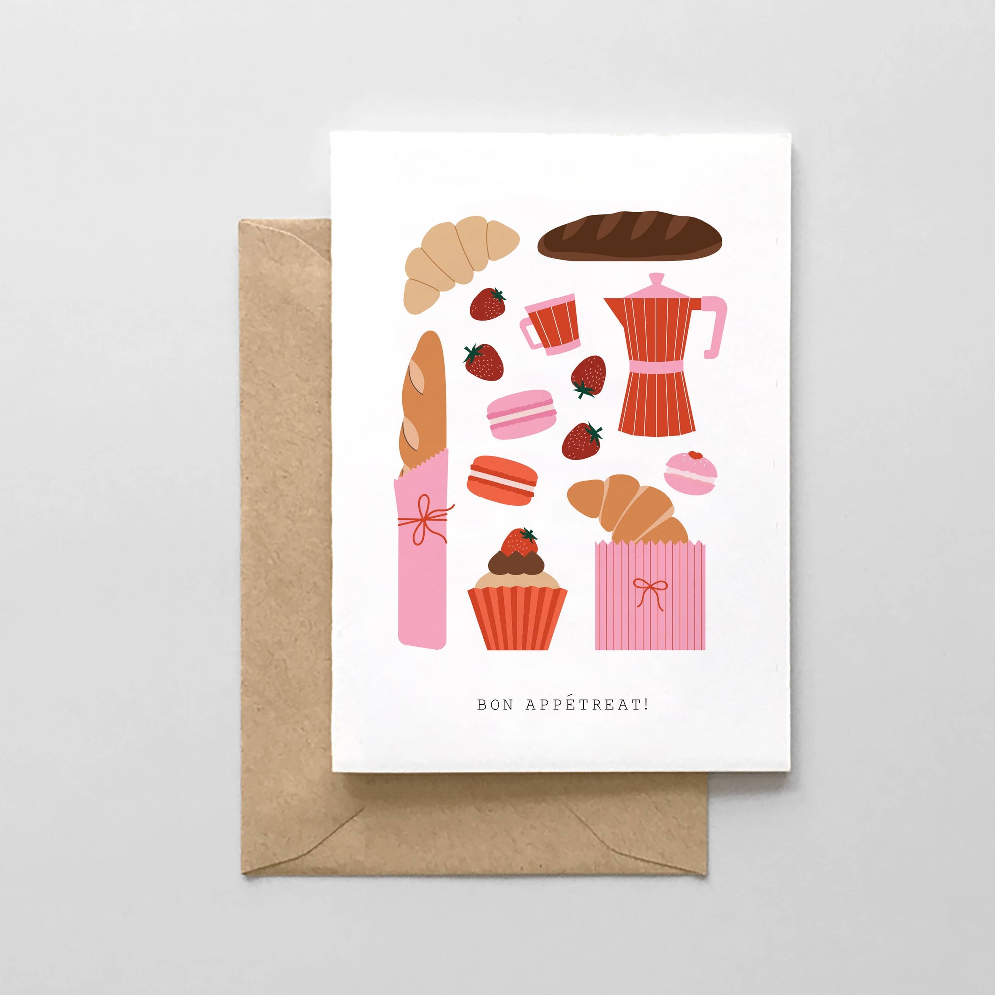 Bon Appetreat! -  Paris Design - Valentine's Day Card