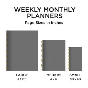 2025 Garden Manor Large Weekly Monthly Planner