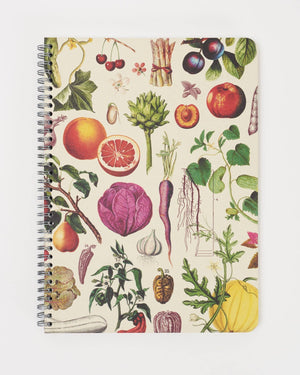 Farmer's Market Spiral Notebook: A5