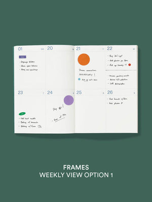 2025 Planner: Evergreen / Frames