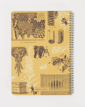 Honey Bee Spiral Notebook: A4