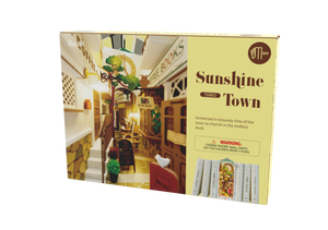 Robotime DIY House Sunshine Town Book Nook TGB02 Puzzles