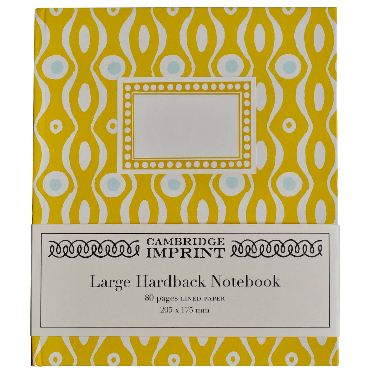 Large Hardback Notebook Persephone Mustard