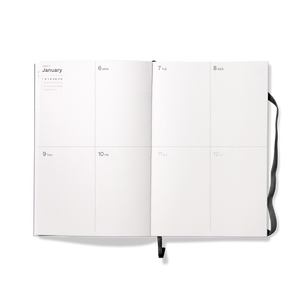 2025 Weekly Planner | Similar A5 size | Black