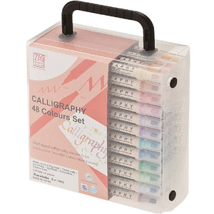 ZIG Memory System Calligraphy Marker Sets: 4 Color Set