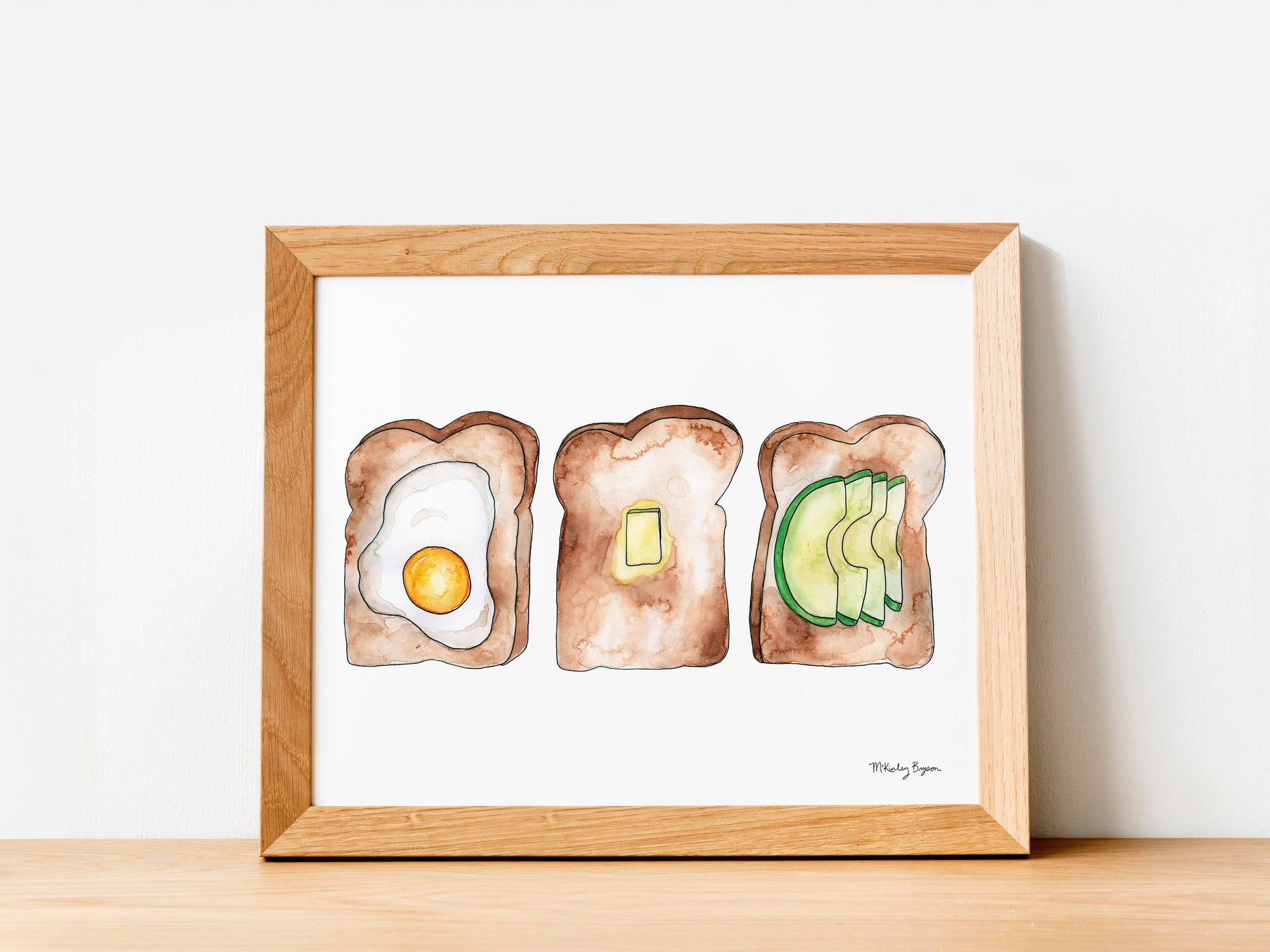 Toast in Three Acts | Watercolor Print