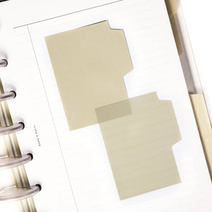 Blank Tab Sticky Note Set: Ephemera