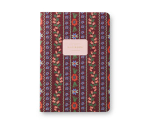 Assorted Set of 3 Posy Notebooks