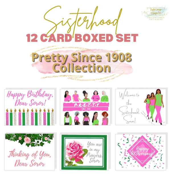 Sisterhood Box - 1908 (AKA) - 10 Card Box