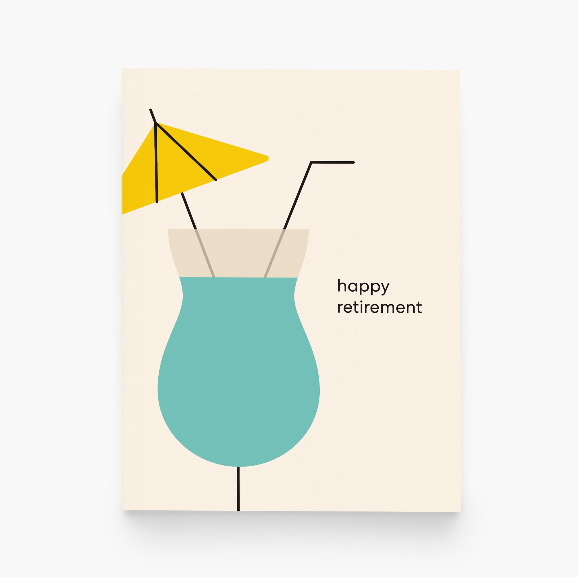 Retirement Cocktail Greeting Card