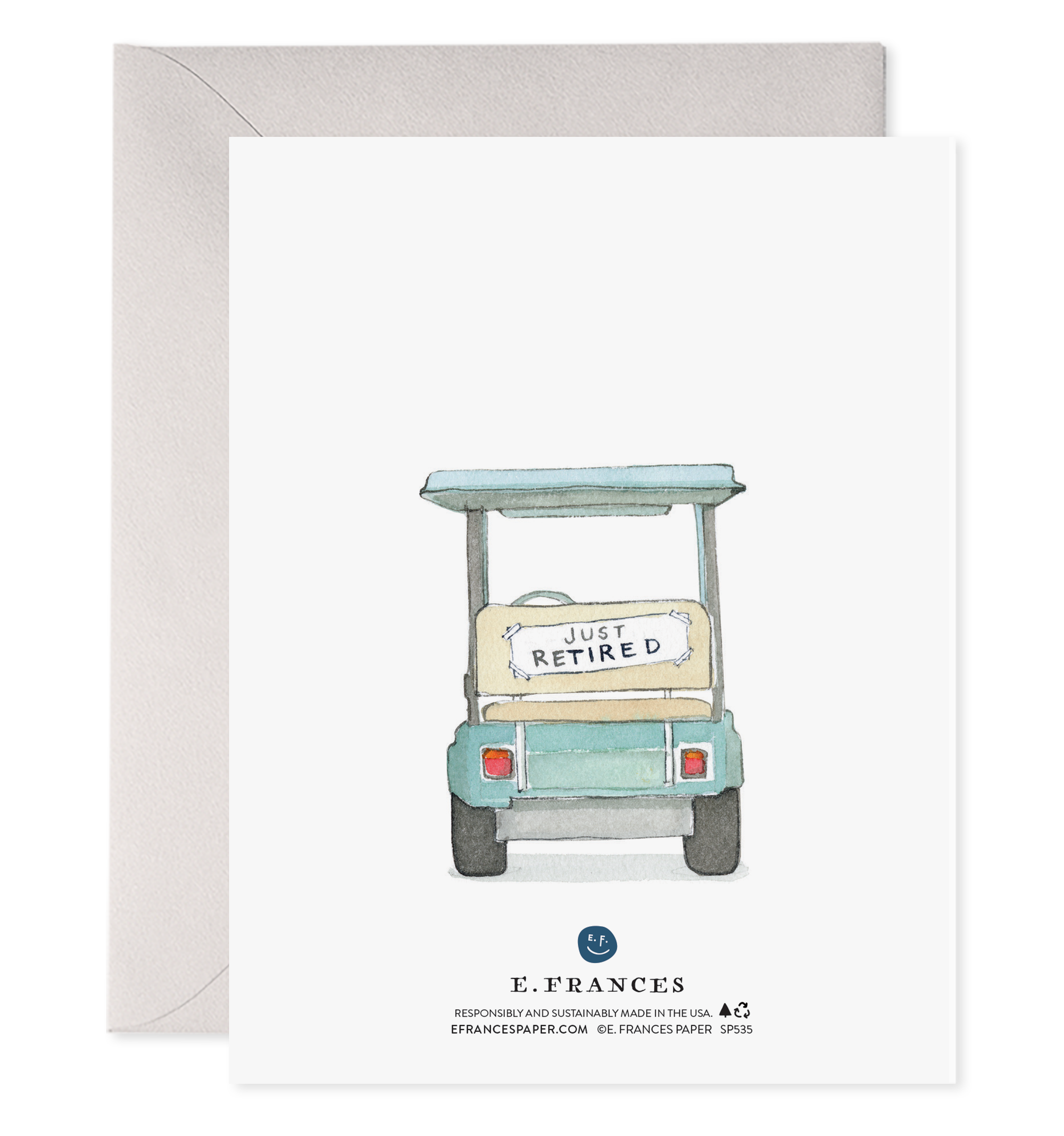 New Monday Blues | Retirement Golf Greeting Card