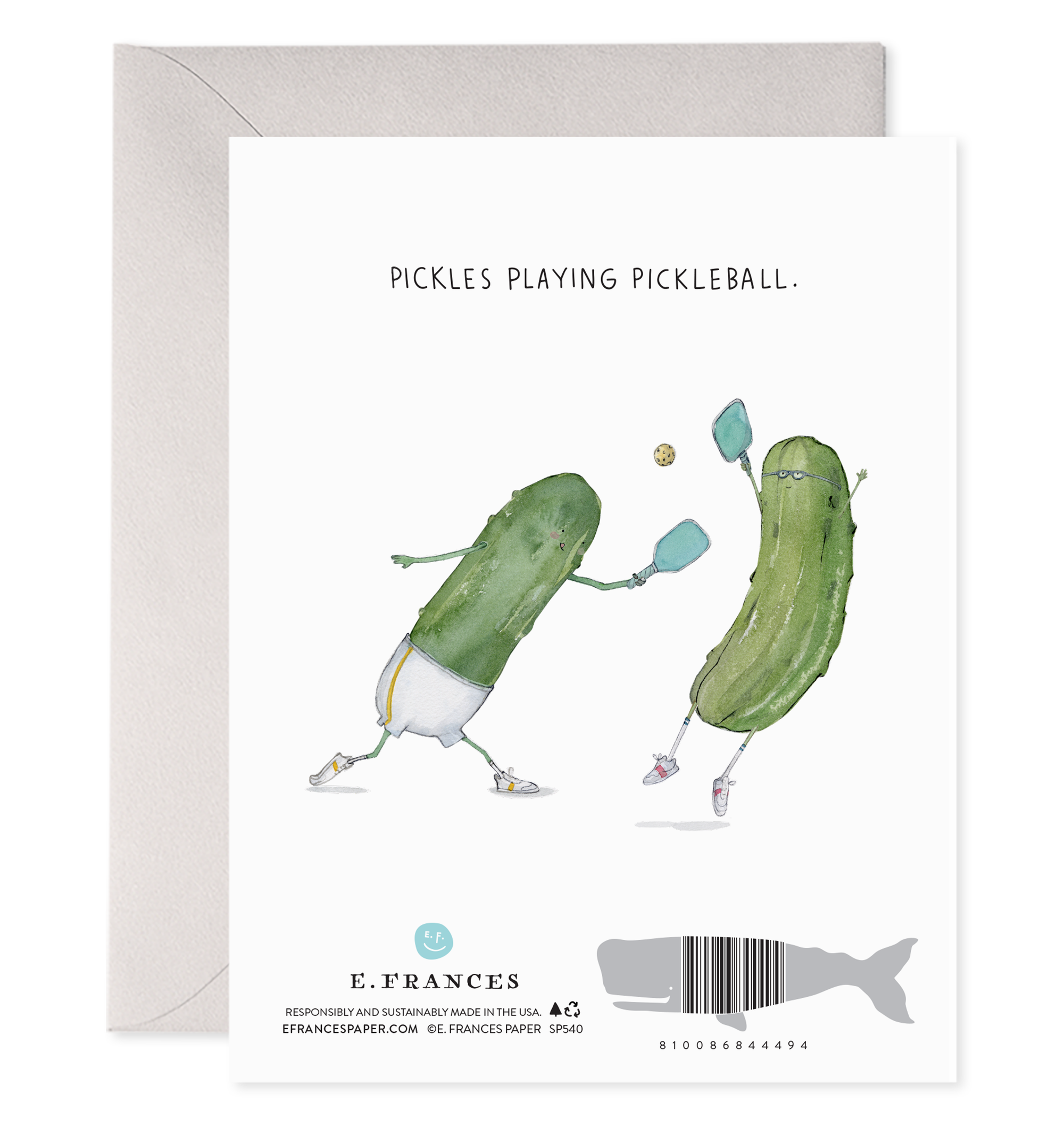 Squash Dads | Pickleball Father's Day Card