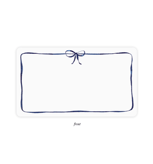 Navy Bow Little Notes® – Boxed Set of 85 Mini Notecards