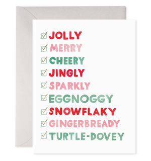 Holiday Checklist | Holiday Greeting Card