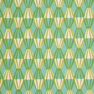 Patterned Paper Threadwork Sap Green and Turquoise