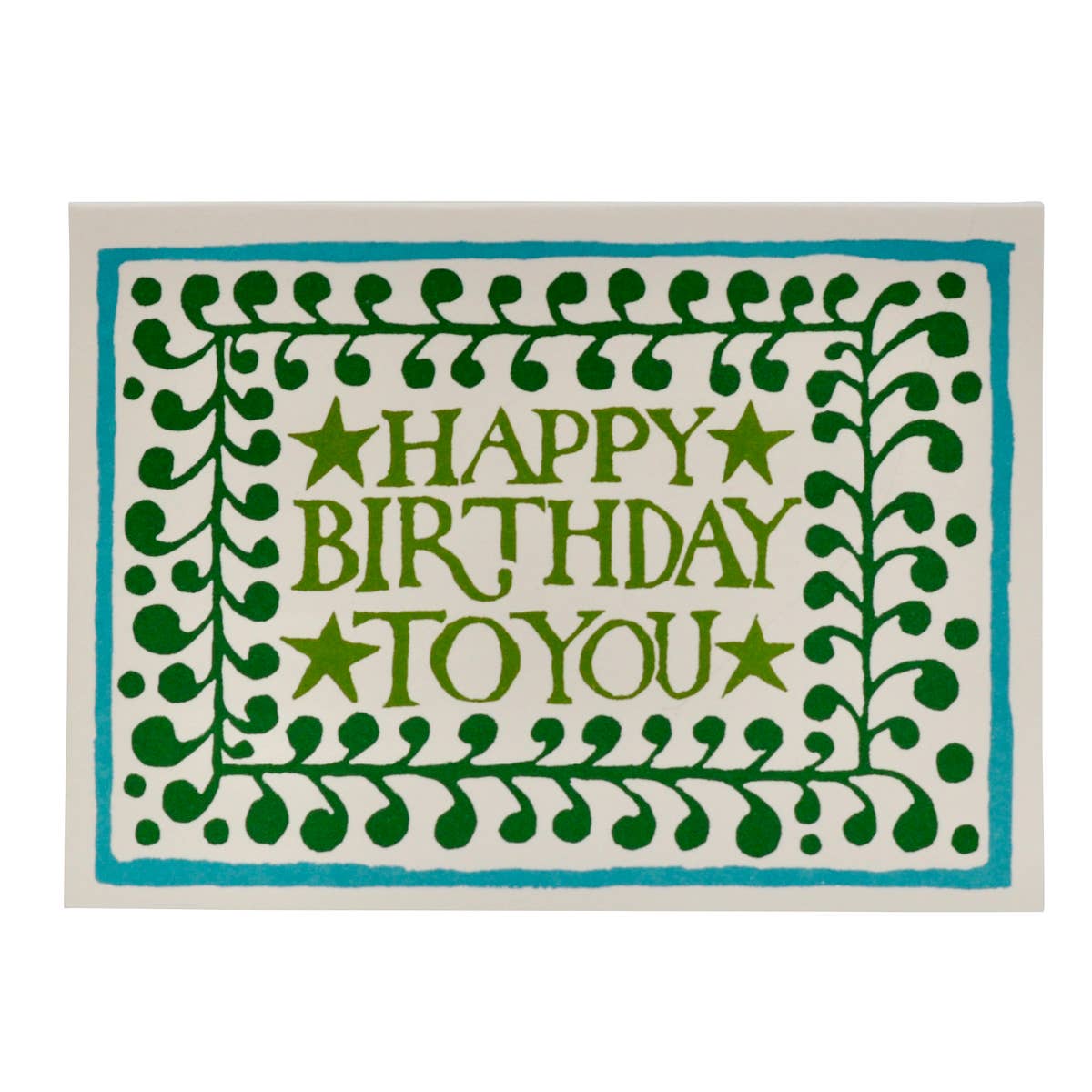 Card Happy Birthday Comma Border