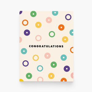 Congrats Confetti Greeting Card