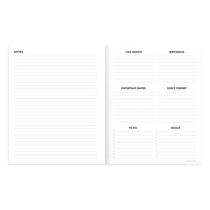 2025 Anything But Basic Kraft Medium Monthly Planner