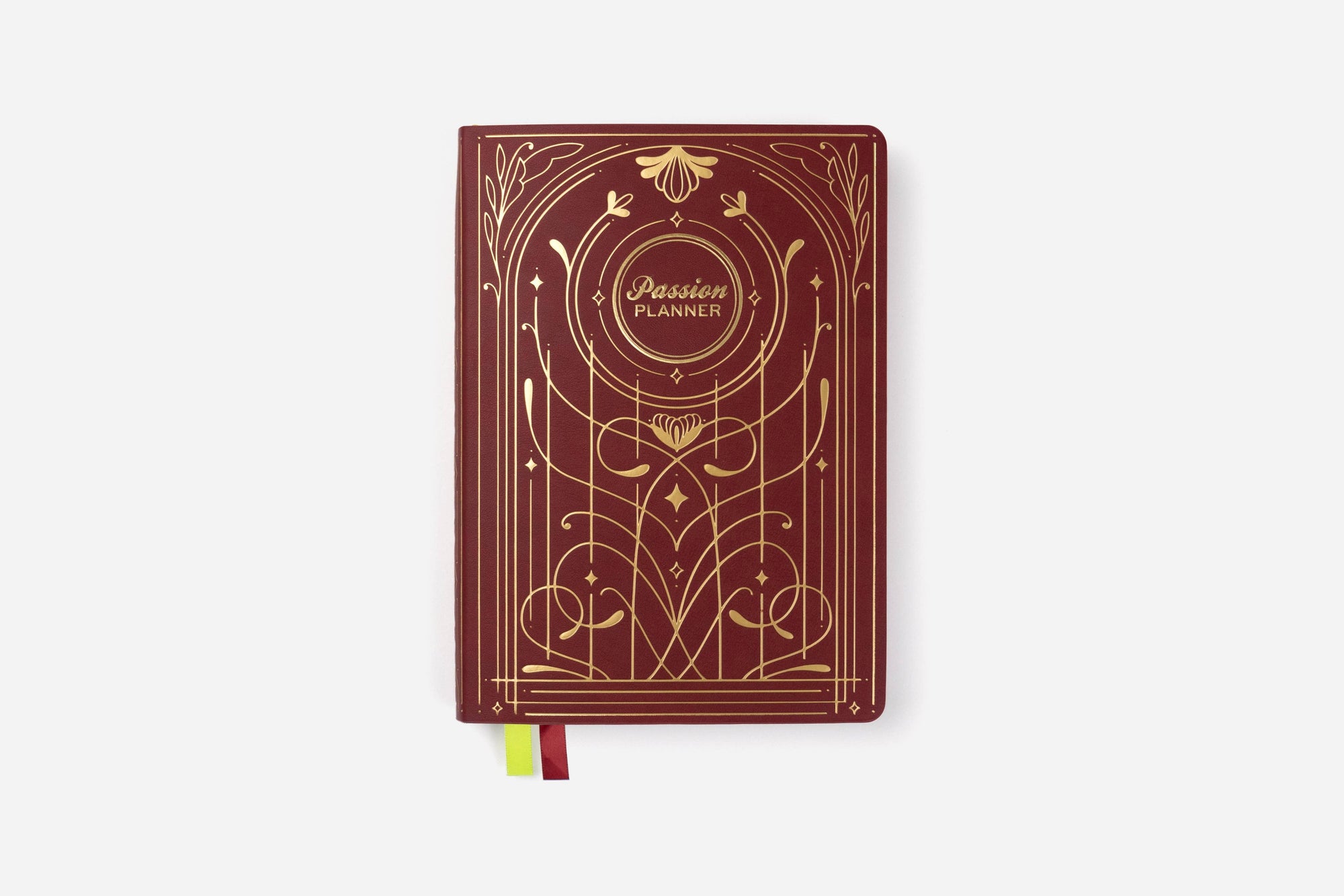 Weekly 2025 Planner Maroon Gilded Magic: Maroon Gilded Magic / Small (5.8” x 8.3”) / Sunday