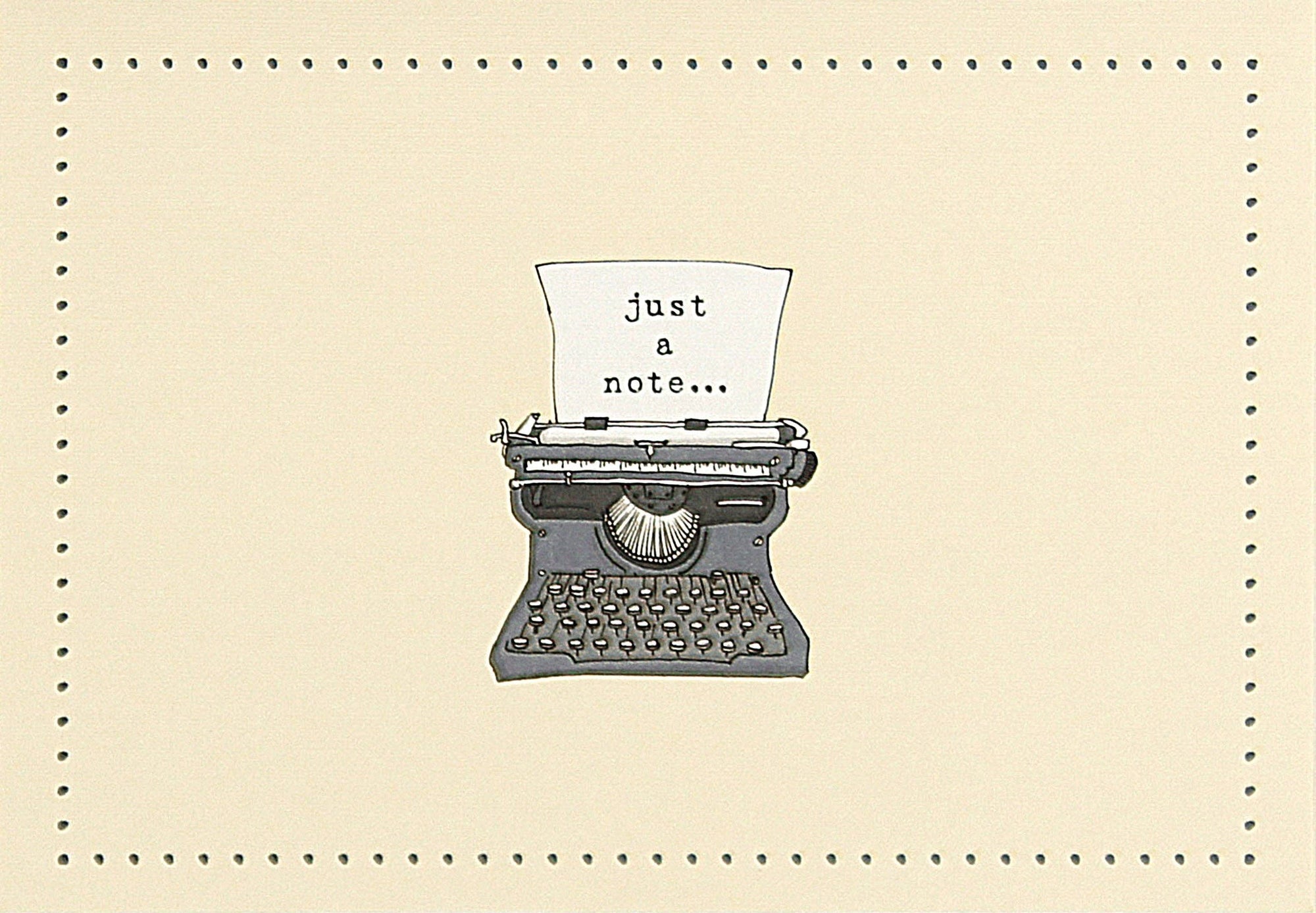 Typewriter Note Cards