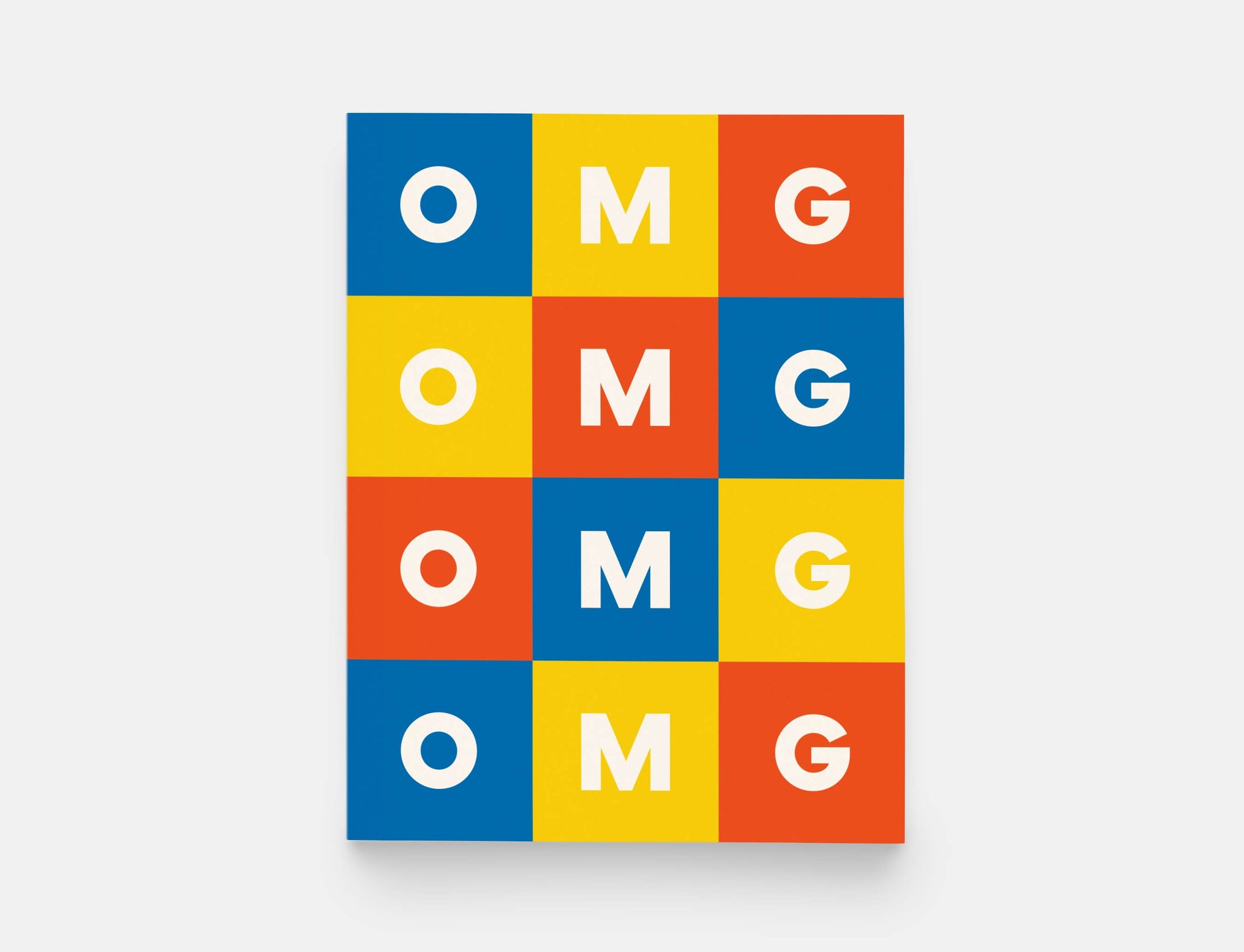 OMG Pattern Greeting Card