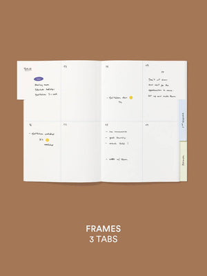 Tabbed Notebook: Lined