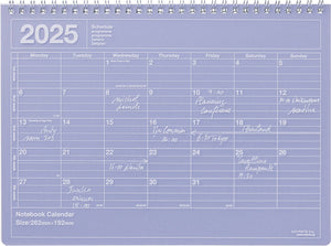 Notebook Calendar 2025  M: Mint