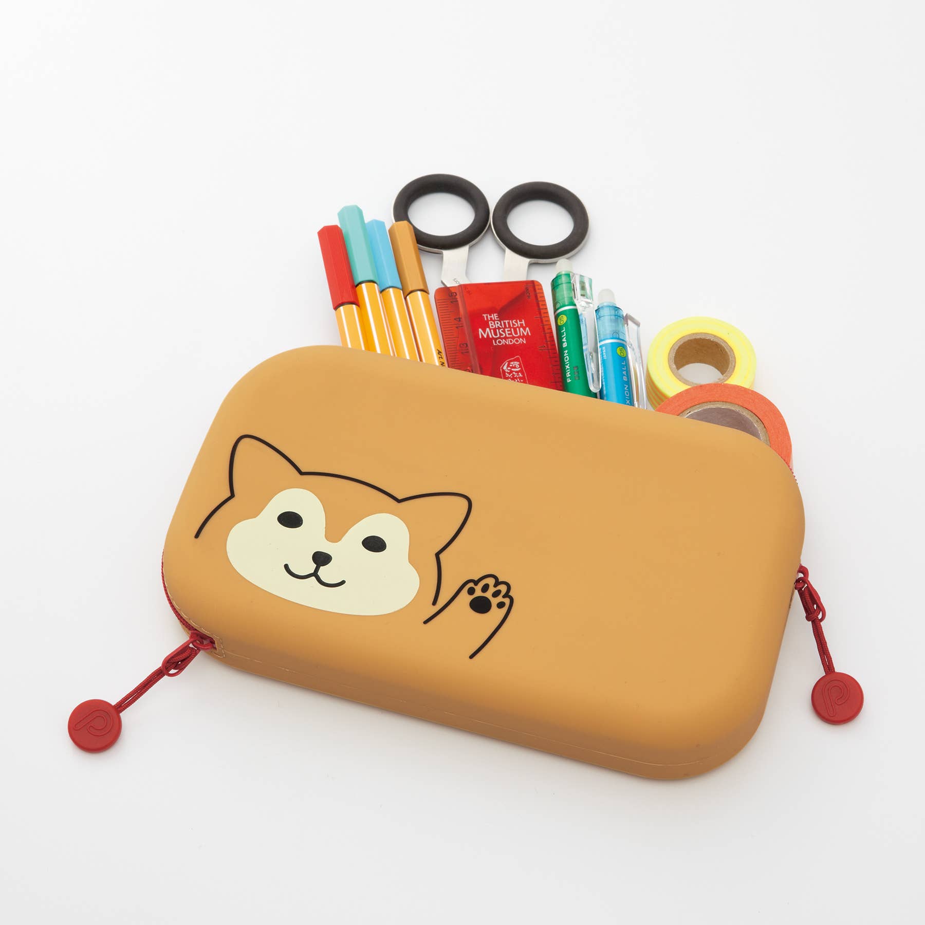 PuniLabo Zipper Pouch: Shiba Dog