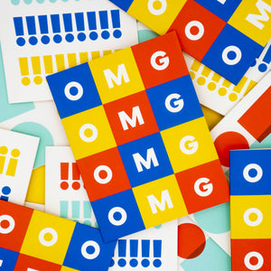 OMG Pattern Greeting Card